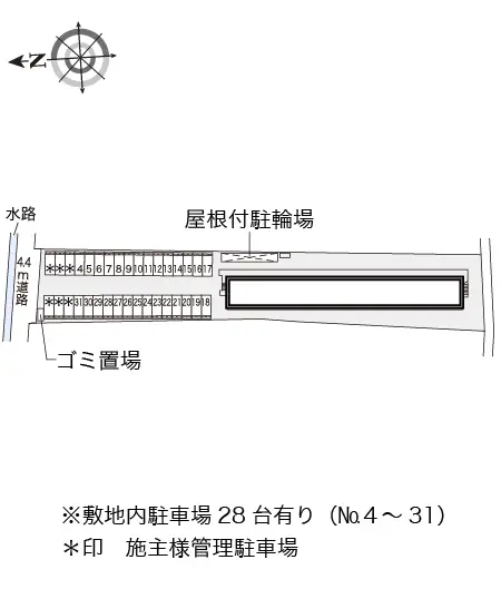 ★手数料０円★天理市二階堂上ノ庄町　月極駐車場（LP）